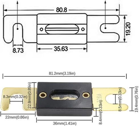 Automotive Fuse Holder,ANL Fuse Holder Block | Car Audio Fuse Block, Fuse Box, Car Audio Fuse Holder for Car Audio System in Saudi Arabia