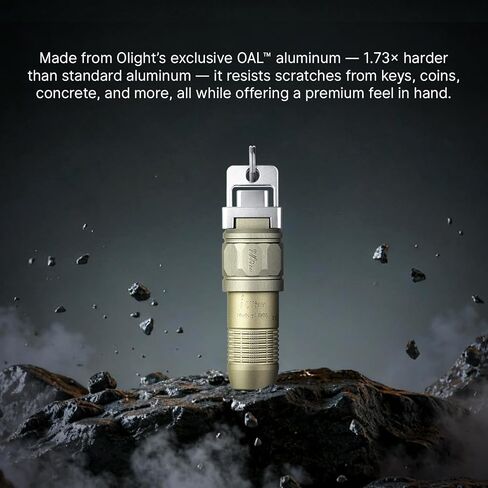 OLIGHT iUltra Rechargeable EDC Flashlight, 80 Lumens Mini LED Keychain Light, Easy take with Pocket or Attach to Keyring, Bag, for Everyday Carry and Emergencies (Olive-Green) in Saudi Arabia