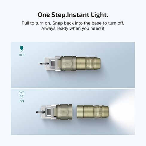 OLIGHT iUltra Rechargeable EDC Flashlight, 80 Lumens Mini LED Keychain Light, Easy take with Pocket or Attach to Keyring, Bag, for Everyday Carry and Emergencies (Olive-Green) in Saudi Arabia