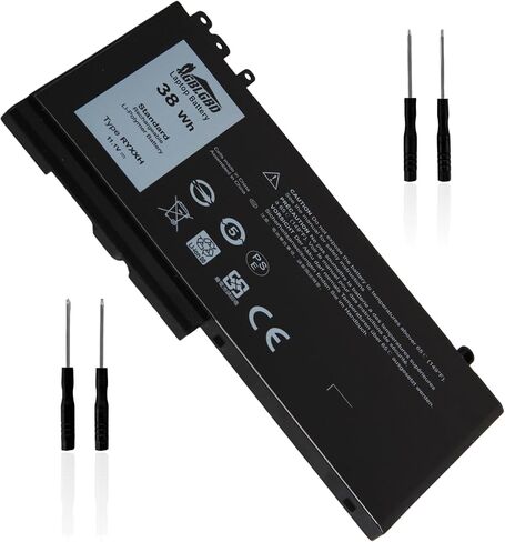 بطارية بديلة RYXXH لسلسلة DELL Latitude 3150 3160 E5250 E5450 E5550، متوافقة مع أرقام الأجزاء RYXXH 9P4D2 R5MD0 YD8XC، 11.1 فولت 38 وات في الساعة 4213 مللي أمبير في الساعة 3 خلايا ليثيوم بوليمر in Saudi Arabia