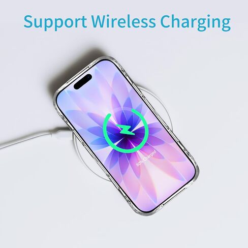 JJGoo متوافق مع حافظة iPhone 17، حافظات هاتف شفافة مضادة للصدمات، غطاء واقٍ خلفي صلب مضاد للخدش من البولي كربونات in Saudi Arabia