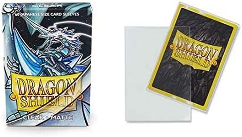 2 Packs Dragon Shield Matte Mini Japanese Sky Blue 60 ct Card Sleeves Value Bundle! in Saudi Arabia
