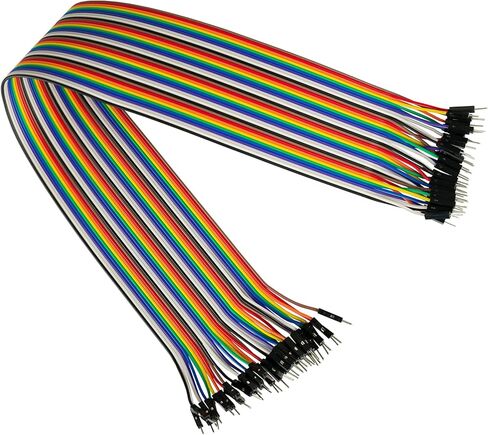 Jumper Wire/Wire Jumper Cable - Male to Male - 40 cm - 40 Pin Separable Cores for Arduino, Raspberry Pi, Banana Pi, Breadboad, Breadboard etc. in Saudi Arabia