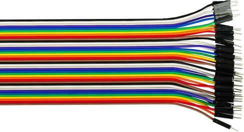 Jumper Wire/Wire Jumper Cable - Male to Male - 40 cm - 40 Pin Separable Cores for Arduino, Raspberry Pi, Banana Pi, Breadboad, Breadboard etc. in Saudi Arabia