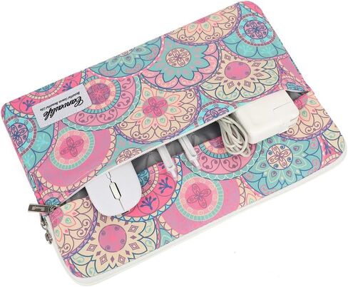 Notebook Computer 13-13.3-inch Notebook case, Suitable for MacBook Air/Pro 13 /Pro 14, HP Dell ASUS Lenovo Notebook, Polyester Upright Computer case with Pocket (Bandanna) in Kuwait