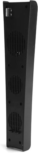 Game Console Cooler, ABS Game Console Cooling Fan for, Plug Play USB Cooler with 3 Cooling Fans for DECD‑ROM Game Host (Black) in Saudi Arabia