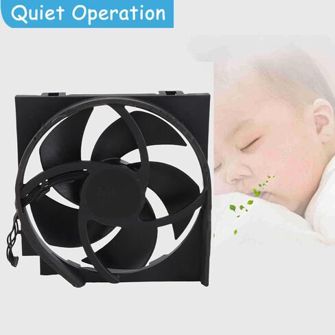Internal Cooling Fan for One Game Console, DC 12V Heat Exhauster Fan Cooler Replacement Part Kit (#1) in Saudi Arabia