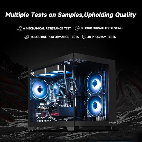 كمبيوتر مكتبي للألعاب IPASON Speedra، Ryzen7 5700X، Geforce RTX 3050 6G، 16 جيجابايت DDR4، 1 تيرابايت NVMe SSD، 550 واط PSU، Wi-Fi، مراوح ARGB، Windows 11، كمبيوتر ألعاب مُصمم مسبقًا، كمبيوتر جديد in Kuwait