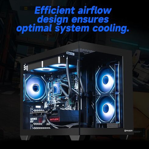 كمبيوتر مكتبي للألعاب IPASON Speedra، Ryzen7 5700X، Geforce RTX 3050 6G، 16 جيجابايت DDR4، 1 تيرابايت NVMe SSD، 550 واط PSU، Wi-Fi، مراوح ARGB، Windows 11، كمبيوتر ألعاب مُصمم مسبقًا، كمبيوتر جديد in Kuwait
