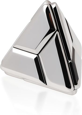 Metal-Puzzle Brain-Teaser 3D-Toys: Fidget-Toys Cool-Gadgets-Stuff Triangular Cube Box Puzzles-Toy ADHD Tools Stress Relief Gift for Kid Children Teen Adult Office Home School Christmas in Kuwait