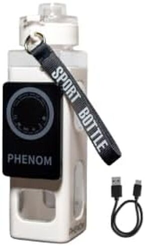 PHENOM Smart Water Bottle, 30oz Sports Bottle with Phone Charger, iOS/Android Compatible, (blue) in Saudi Arabia