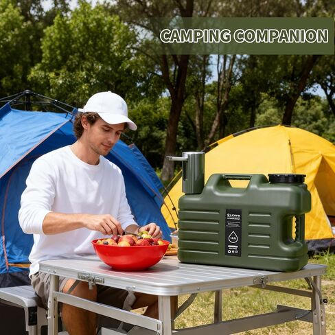 Portable 5 Gallon Water Jug with Automatic Touch Control Pump,Water Container with Spigot Leak-Proof,Type-C Rechargeable for Camping, Home Use, Emergency Preparedness (Upgraded Version) in Saudi Arabia
