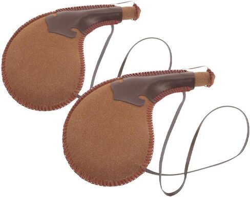 PRETYZOOM 2pcs PU Leather Bota Bag Water Wine Canteens Portable Bota Bags with Straps for Travel Camping and Hiking Easy Carrying in Saudi Arabia