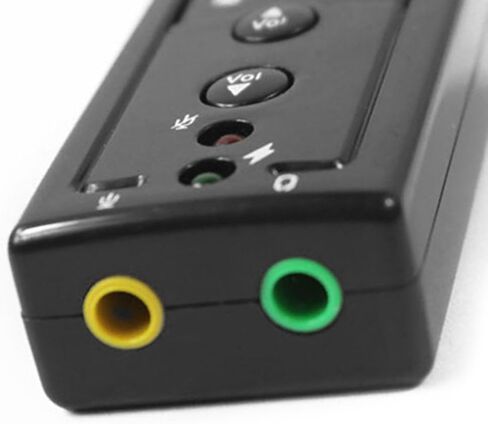 بطاقة الصوت USB الخارجية 7.1 قناة محول الصوت بطاقة الصوت محول الصوت تصميم صغير محمول لتحسين الصوت in Kuwait