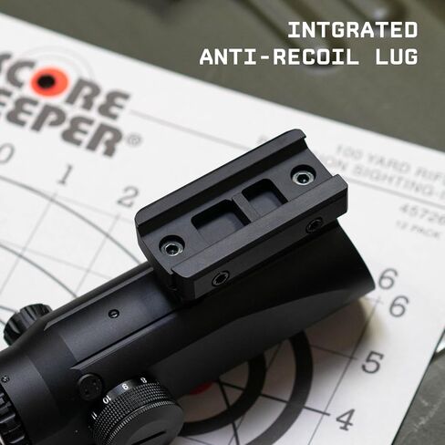 Monstrum Ruckus Pro Prism Scope with Piggyback Mount and Shake Awake | BDC Reticle in Saudi Arabia
