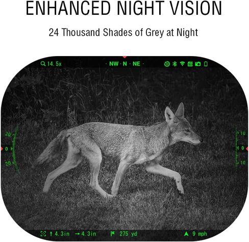 ATN X-Sight 5 LRF Ultra HD 4K+ Smart Day & Night Vision Scope with Built-in Laser Rangefinder and Ballistic Calculator | Dual Stream Video, Recoil Activated Video | Exclusive Signature Series Kit in Saudi Arabia