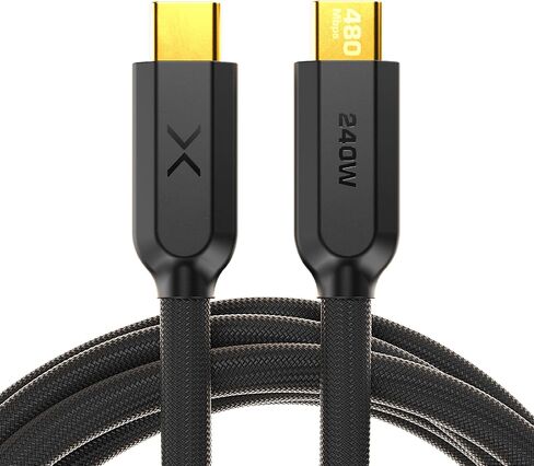 NOCO XGrid XC3: كابل USB-C إلى USB-C بقدرة 240 واط - سلك شحن سريع من النوع C، معتمد من USB-IF، شريحة علامة إلكترونية ذكية، بيانات بسرعة 480 ميجابت في الثانية، نايلون مجدول UltraFlex + سترة سيليكون، تصميم متين بطول 10 أقدام in Kuwait
