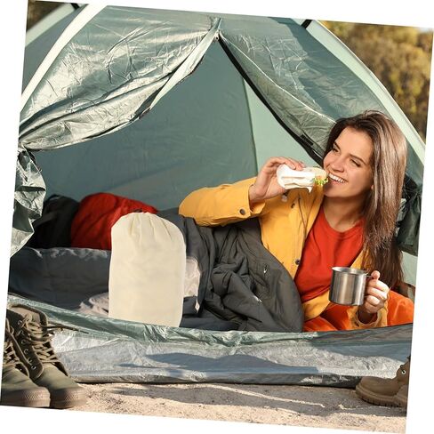 Toyvian Portable Drawstring Storage Sack for Down Jackets and Raincoats Compression Bag for Hiking Camping and Travel Versatile Clothes Organizer Height in Saudi Arabia