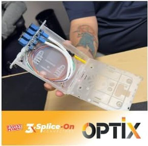 Optix America Fiber Optic Universal & Reusable LC, SC 3X Splice-ON CONNECTORS | Pack of 10 (SC, UPC Single Mode) in Saudi Arabia