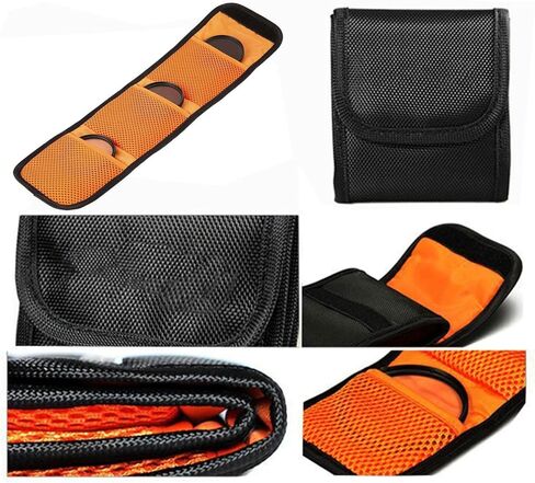 DSLR Camera Filter Hold Camera Storage Bag Organizers Store Carry Your Easy Professional Photographer Filter Bag in Kuwait