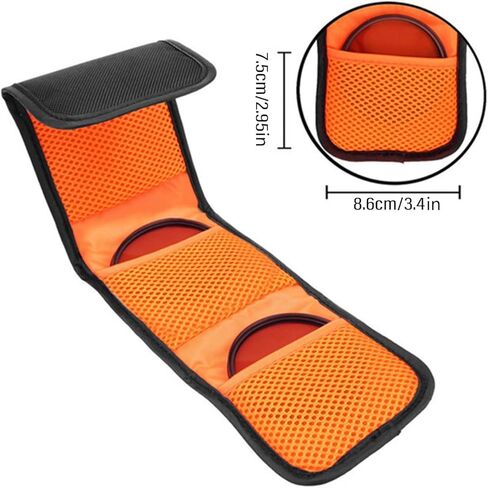 DSLR Camera Filter Hold Camera Storage Bag Organizers Store Carry Your Easy Professional Photographer Filter Bag in Kuwait