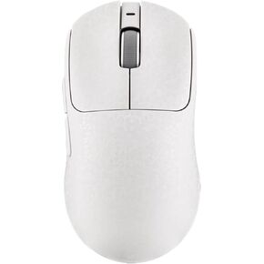 MechLands AJAZZ AJ199 Lightweight Gaming Mouse with Carbon Fiber Shell, 2.4G/USB-C/BT Wireless Mouse with 500mAh Battery, Adjustable 12,000 DPI & 1KHz Polling, PAW3311 Sensor for PC/Mac/Gaming (White) in Kuwait
