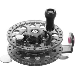 Fly Fishing Reel Durable Saltwater Fishing Line Reel for Smooth Retrieval Lightweight Design for Lakes for All Scenarios Black Color in Kuwait