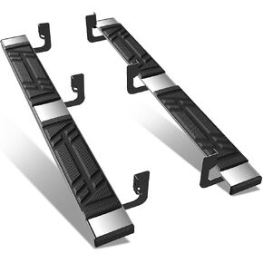 DNA MOTORING 6.5 Inches Running Boards Compatible with 2015-2024 Ford F150 2017-2024 F250 SD F350 SD, Standard Cab, Stainless Steel Side Steps Nerf Rails Bars, STEPB-U-F15015-T1-S in Kuwait