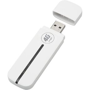 VBESTLIFE 4G LTE USB WiFi Dongle & Mobile Hotspot Router، محول شبكة مودم السفر المحمول مع فتحة بطاقة SIM، يدعم 10 مستخدمين، B1 B3 B5 B40 in Kuwait