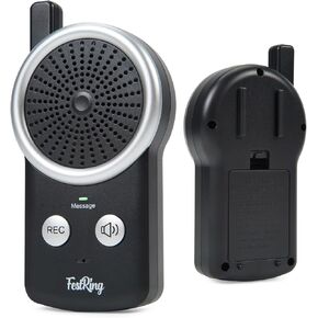 50 Seconds Voice Recorder, Simple Digital Recorder for Quick Reminder Taking, Small Recording Device with 2 Buttons, Dictaphone Audio Recorder for Kids/Toddles/Seniors - Black in Saudi Arabia