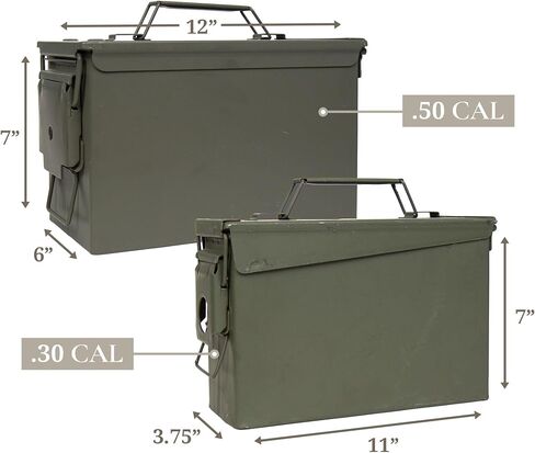 صندوق تخزين عسكري شخصي، علبة ذخيرة عسكرية بوزن 30 كالوري مع رتبة، هدية تقاعد عسكري للمحاربين القدامى في الولايات المتحدة، صندوق هدايا ذخيرة منقوش للرجال، علبة ذخيرة معدنية in Kuwait