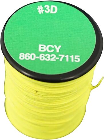 BCY 3D End Serving Bow String, Neon Yellow, 120 yd in Saudi Arabia