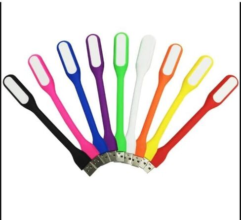 Gift Gadgets Electronic Flexible Notebook Laptop Tablet Power Bank Led Lamp USB LED Light (Yellow, Small) in Saudi Arabia