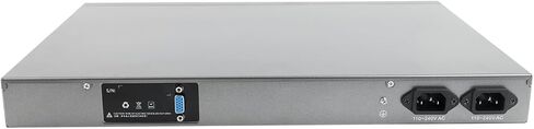 جهاز جدار حماية HUNSN 1U مع مصدر طاقة احتياطي، حامل حامل، OPNsense، VPN، Celeron J6413، RJ29، 6 x 2.5GbE I226 LAN، 2 x مقبس تيار متردد، 0 ذاكرة وصول عشوائي، 0 تخزين، هيكل عظمي بدون نظام in Kuwait
