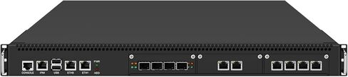 HUNSN 1U Firewall Appliance XEON Server مع IPMI، OPNsense، VPN، 2 x E5 2697 V4، RJ66، C612، 2 x I210 I211 LAN، 4 x X710 SFP+، 6 x I226-V LAN، 0 RAM، 0 تخزين، Barebone No System in Kuwait