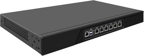 HUNSN 1U جهاز جدار الحماية، جهاز أمان الشبكة، OPNsense، VPN، جهاز التوجيه PC، Celeron J6413، RJ08، AES-NI، 6 x 2.5GbE I226-V، وحدة التحكم، VGA، 0 ذاكرة الوصول العشوائي، 0 تخزين، هيكلي بدون نظام in Kuwait