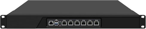HUNSN 1U جهاز جدار الحماية، جهاز أمان الشبكة، OPNsense، VPN، جهاز التوجيه PC، Celeron J6413، RJ08، AES-NI، 6 x 2.5GbE I226-V، وحدة التحكم، VGA، 0 ذاكرة الوصول العشوائي، 0 تخزين، هيكلي بدون نظام in Kuwait
