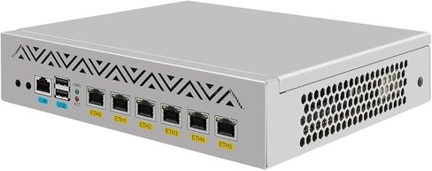 جهاز جدار الحماية لسطح المكتب مقاس 9 بوصات من HUNSN، Untangle، OPNsense، VPN، جهاز التوجيه PC، Atom D525، RJ64، 6 x 82583V 82574L، وحدة التحكم، VGA، 0 RAM، 0 تخزين، Barebone بدون نظام in Kuwait