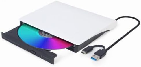 Unidad DE DVD USB EXTERNA GEMBIRD BLANCA in Saudi Arabia