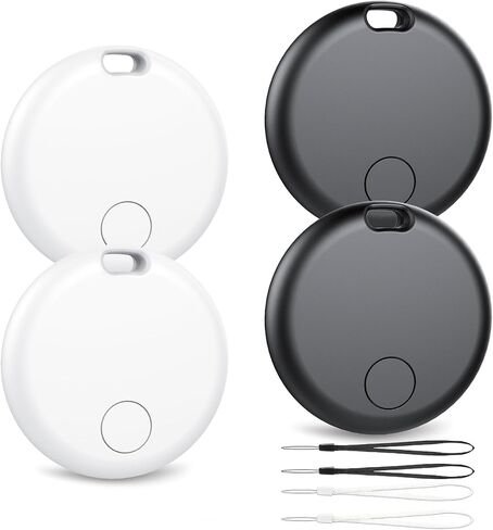 علامة تعقب الهواء لنظام Android 4 Pack (ليس iOS أو Huawei)، متعقب البلوتوث Android Item Finder، علامات الأمتعة الذكية، جهاز تحديد المواقع GPS للمفاتيح، المحفظة، الدراجة، بدون رسوم شهرية، علامة ذكية in Kuwait