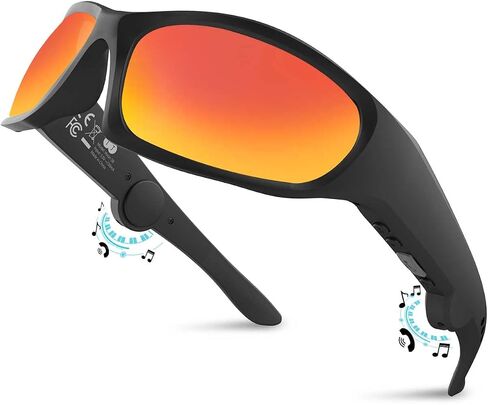 Smart Bluetooth Safety Glasses for Work Audio Safety Glasses with Bluetooth Speaker for Men Women Built-in Mic Voice Assistant (Clear Lens) in Saudi Arabia