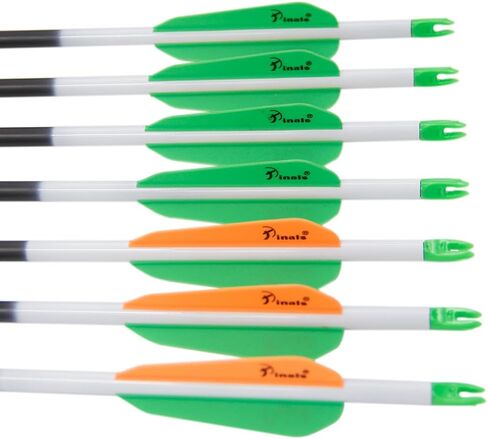 الرماية ID5.2mm.204 "سهام الصيد الكربون المهنية 30 بوصة 300 340 350 العمود الفقري لقوس منحني مجمع 12 قطعة in Saudi Arabia