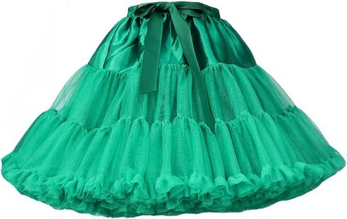 Women’s Petticoat Skirts Short Tulle Underskirts Chiffon Half Slips Fluffy Ballet Dress in Saudi Arabia
