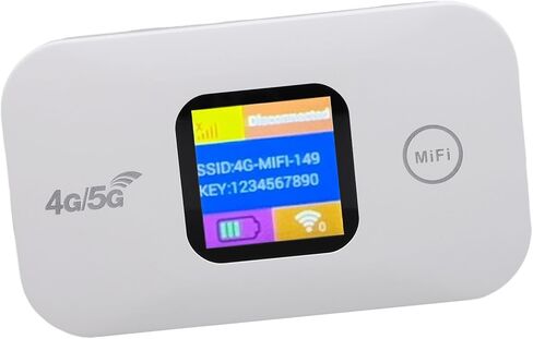 SUNGOOYUE 300Mbps 4G Mobile Hotspot Portable SIM Slot Connect Up to 10 Devices for High Speed, for Camping, Black Color in Saudi Arabia