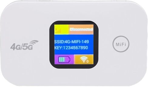 SUNGOOYUE 300Mbps 4G Mobile Hotspot Portable SIM Slot Connect Up to 10 Devices for High Speed, for Camping, Black Color in Saudi Arabia