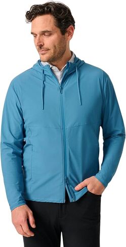 johnnie-O Marshal Featherweight Hooded Jacket in Saudi Arabia