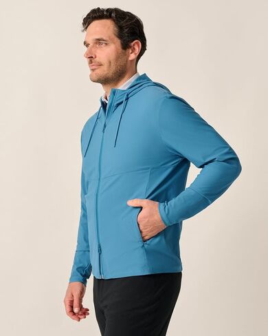 johnnie-O Marshal Featherweight Hooded Jacket in Saudi Arabia