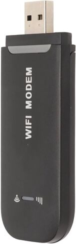 ZJchao 4G WiFi Router Portable High Speed 4G LTE USB Modem with Micro SIM Card Slot for Stable Internet Connection Up to 10 Users Black ABS in Saudi Arabia