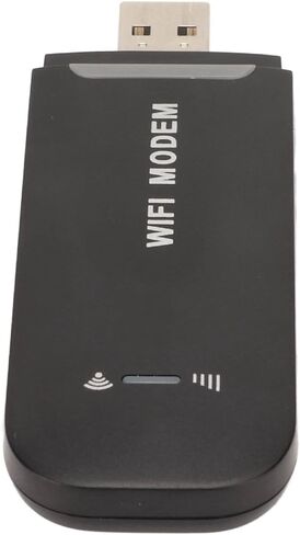 ZJchao 4G WiFi Router Portable High Speed 4G LTE USB Modem with Micro SIM Card Slot for Stable Internet Connection Up to 10 Users Black ABS in Saudi Arabia