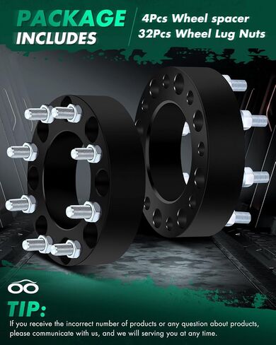 SCITOO 2Pcs Wheel Spacers 2 inch 8x180 Bore 124.1mm Studs 14x1.5 8 Lug Wheel Spacers Adapters Fit for for Chevrolet Silverado 2500 Silverado 2500 HD Silverado 3500 HD for GMC Sierra 2500 HD in Saudi Arabia